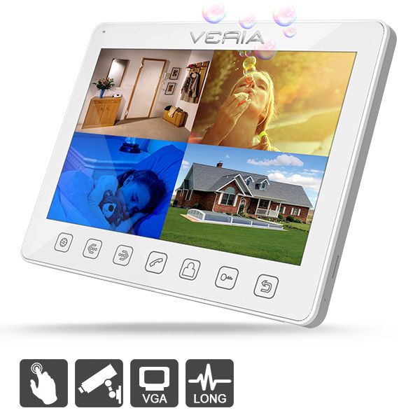 LCD monitor videotelefónu VERIA 7090B biely